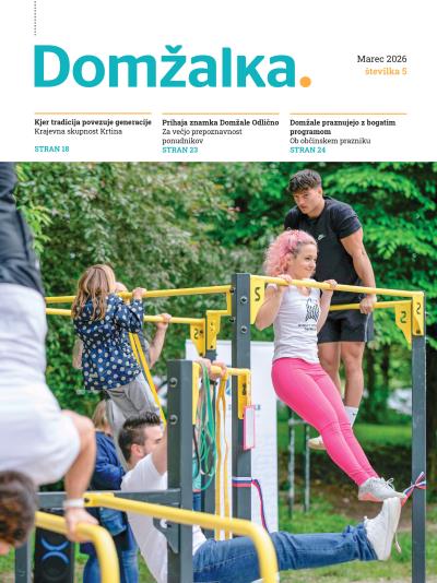 Naslovnica revije Domžalka - marec 2026